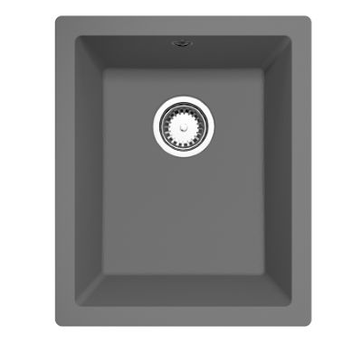 GRANMASTER COMO 90 UNDERMOUNTED/INSET/FLUSH MOUNTED TITAN GREY QUARTZ SINGLE BOWL SINK, GRA0067 GRANMASTER COMO 90 UNDERMOUNTED/INSET/FLUSH MOUNTED TITAN GREY QUARTZ SINGLE BOWL SINK, GRA0067